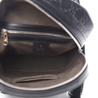 Gucci Guccissima Signature Small Day Backpack Black 4 of 9