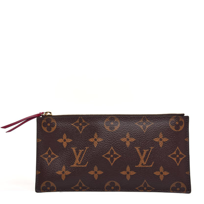 Louis Vuitton Monogram Felicie Chain Wallet Zippered Insert Fuchsia 1 of 9