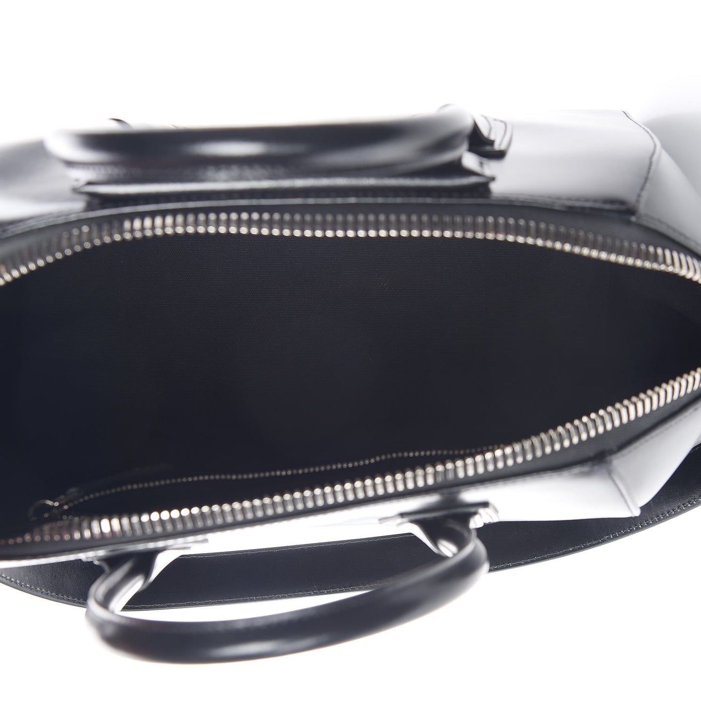 Shiny Lord Calfskin Medium Antigona Black
