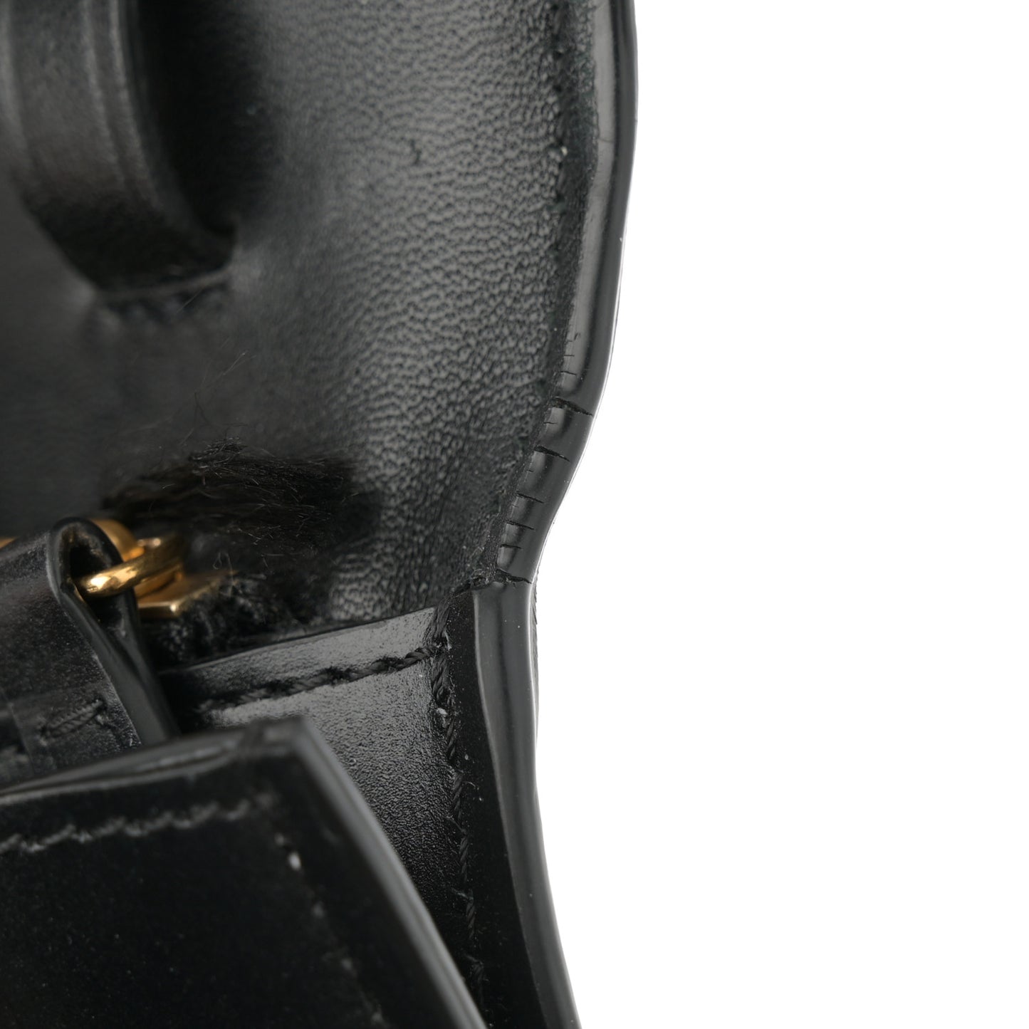 Liege Calfskin Medium Classic Box Flap Bag Black