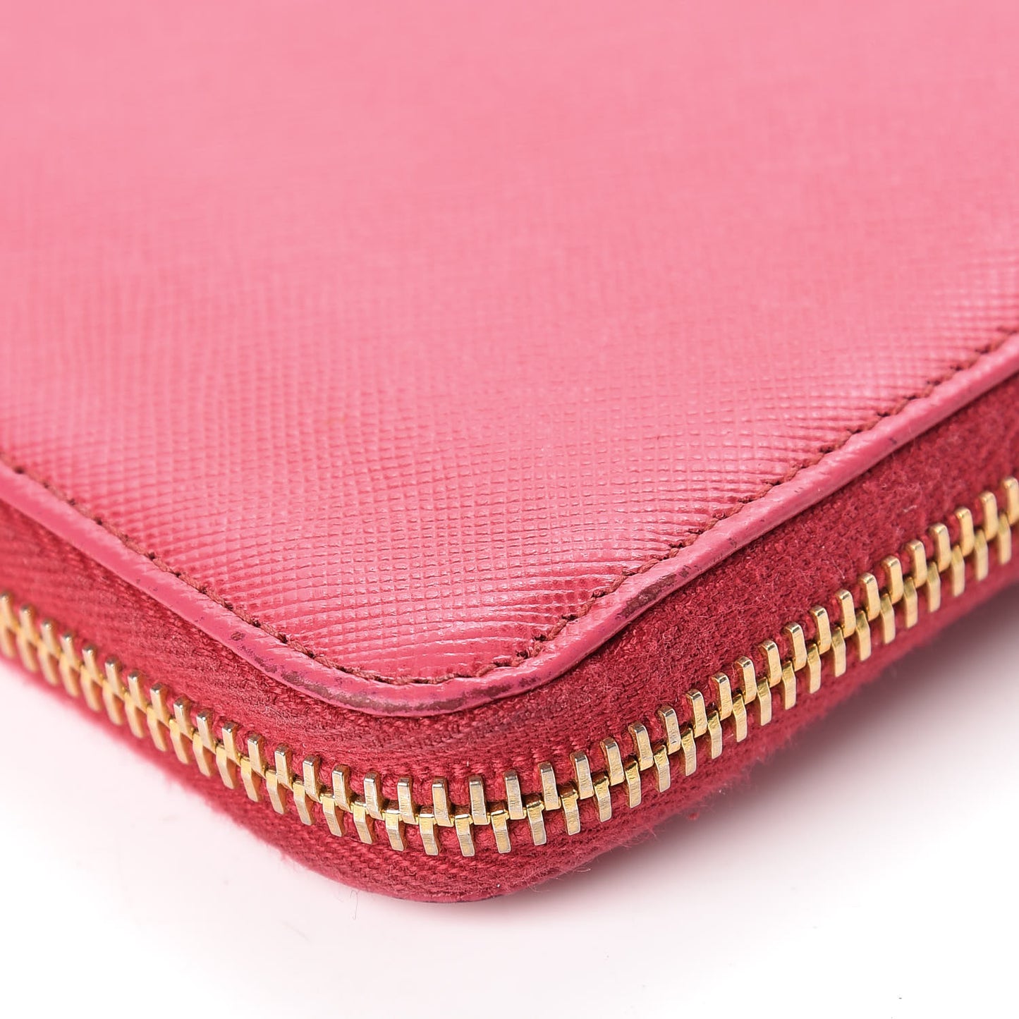 Saffiano Zip Around Wallet Peonia