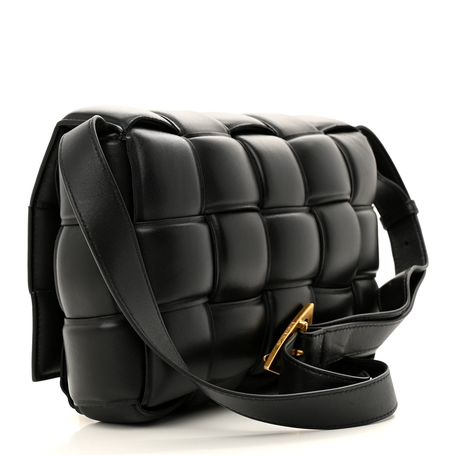 Bottega Veneta Nappa Maxi Intreccio Padded Cassette Crossbody Bag Black 3 of 10