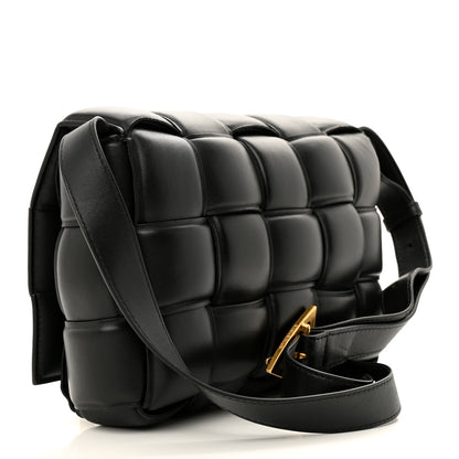 Bottega Veneta Nappa Maxi Intreccio Padded Cassette Crossbody Bag Black 3 of 10