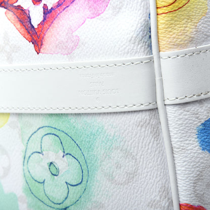 Louis Vuitton Monogram Watercolor Keepall Bandouliere 50 Multicolor 7 of 9