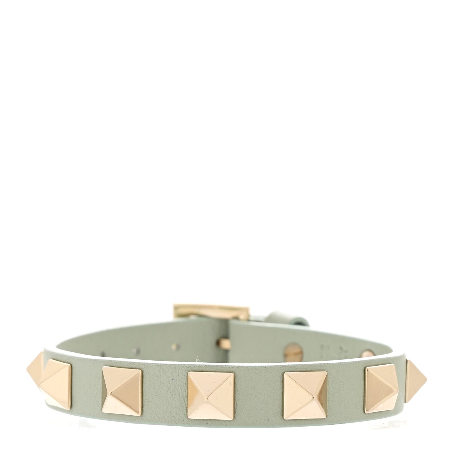 Vitello Rockstud Bracelet Light Blue