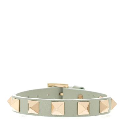 Valentino Garavani Vitello Rockstud Bracelet Light Blue 1 of 4