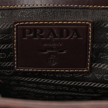 Prada Jacquard Logo Messenger Corda Moro 5 of 19