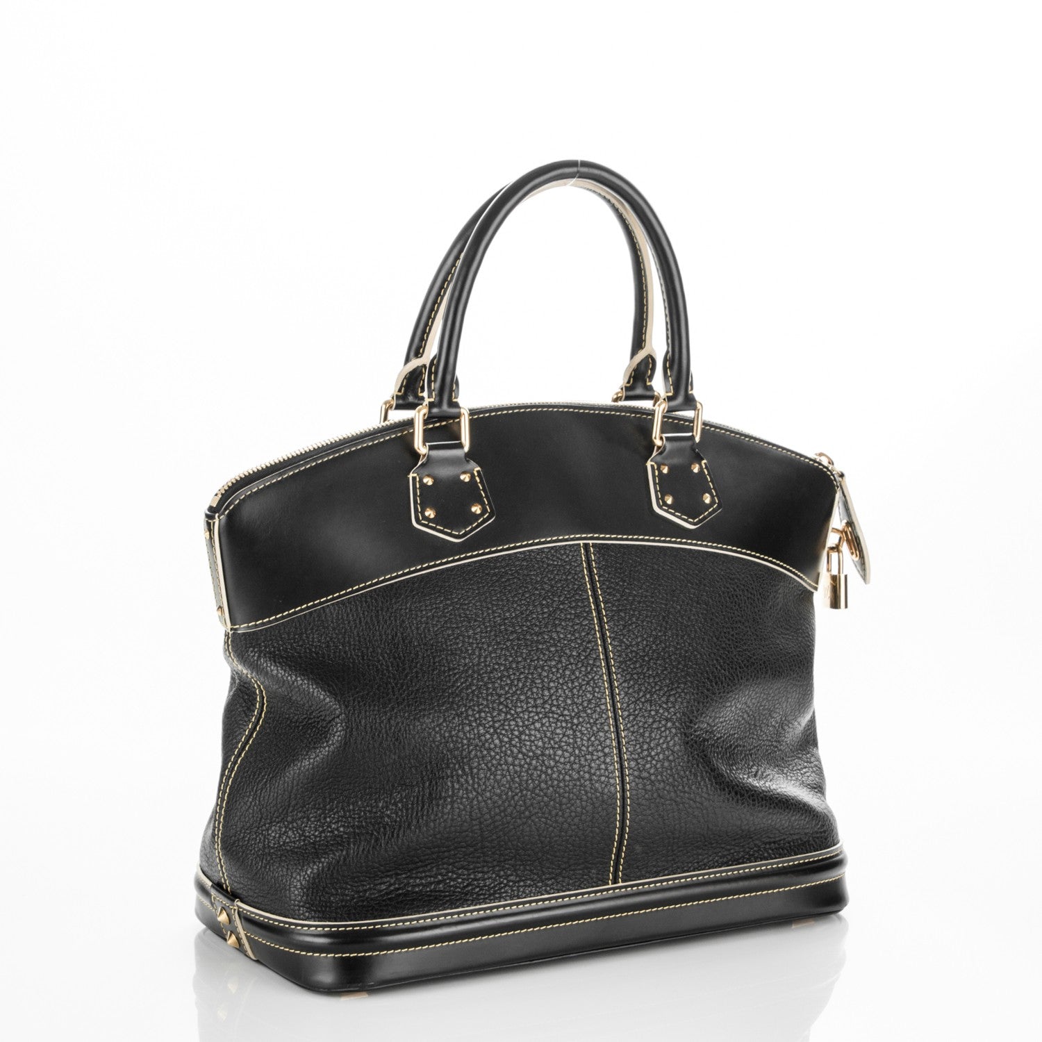 Louis Vuitton Suhali Lockit MM Black 3 of 6