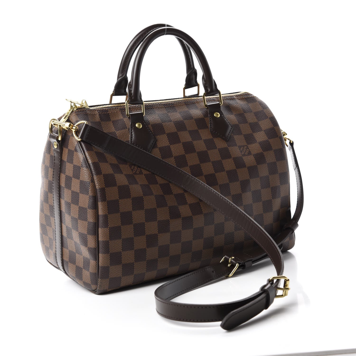 Louis Vuitton Damier Ebene Speedy Bandouliere 30 4 of 12