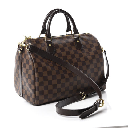Louis Vuitton Damier Ebene Speedy Bandouliere 30 4 of 12