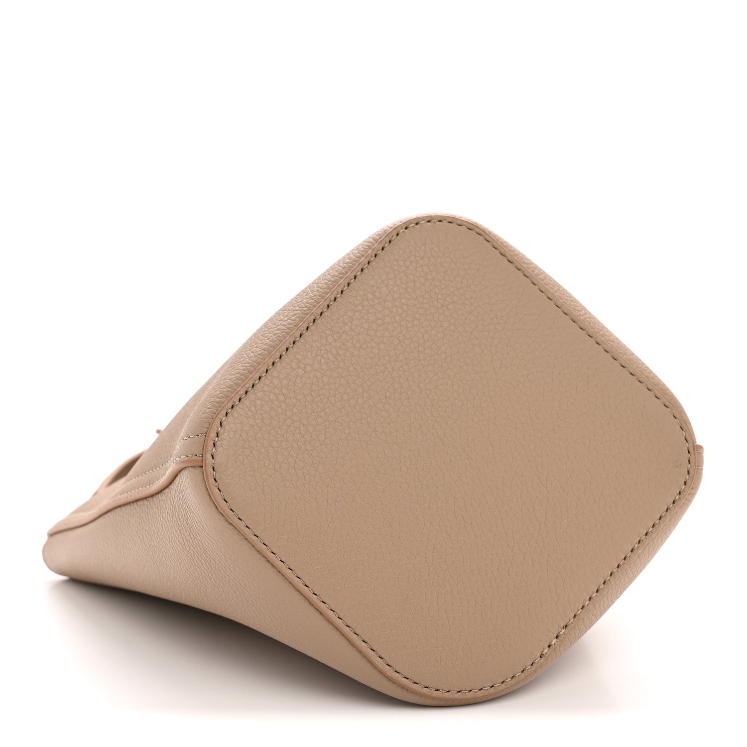 Loewe Soft Grained Calfskin Mini Pebble Bucket Bag Oak 4 of 11