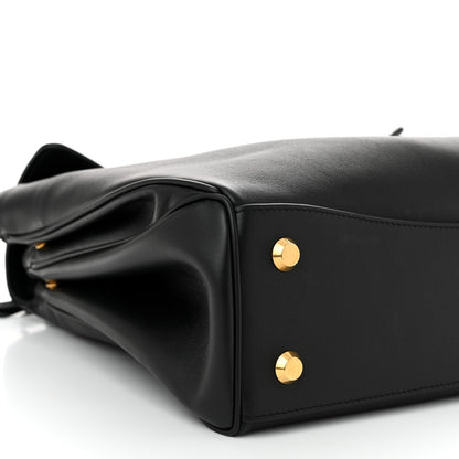 Balenciaga Natural Smooth Calfskin Medium Rodeo Top Handle Handbag Black 11 of 12