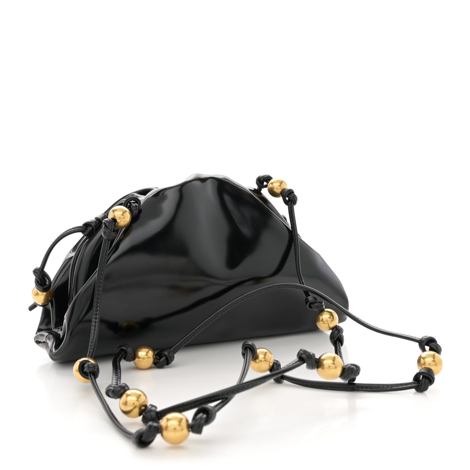 Bottega Veneta Brushed Calfskin The Mini Pouch Black 3 of 10