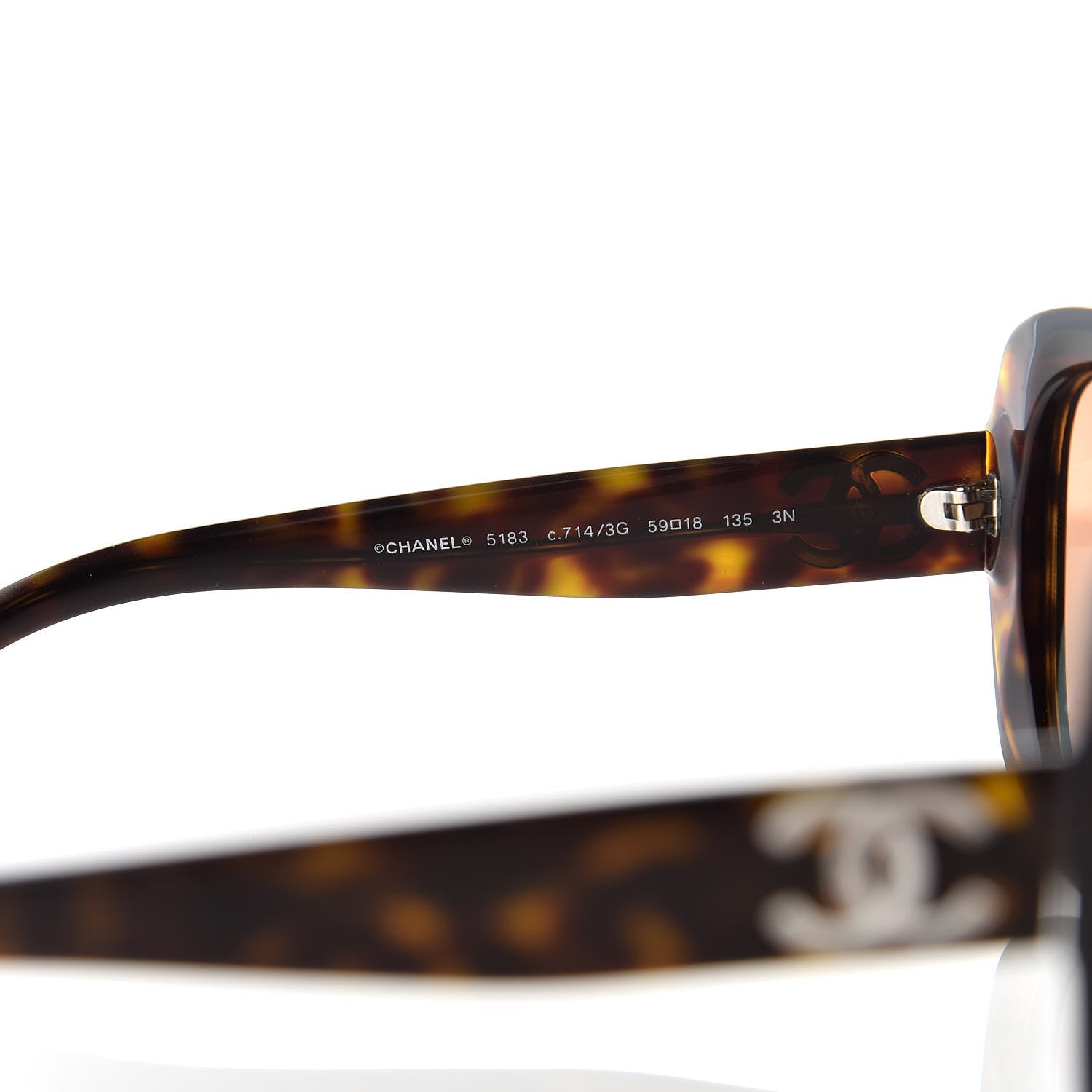 Chanel CC Sunglasses 5183-A Tortoise 5 of 8