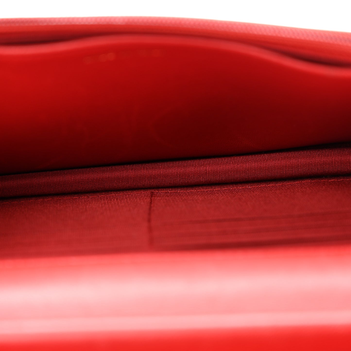 Lambskin Quilted Boy Wallet On Chain WOC Red