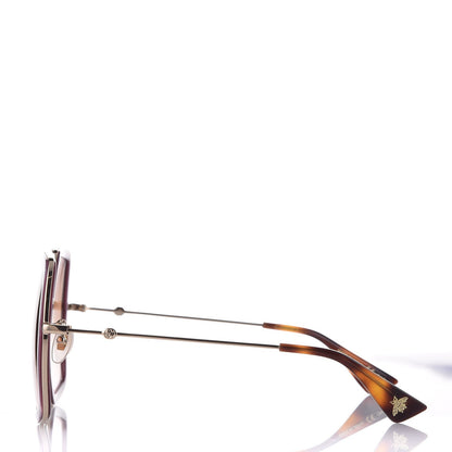 Gucci Acetate Oversize Square Frame GG0106S Sunglasses Purple 3 of 7