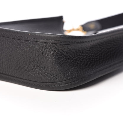 Hermes Taurillon Clemence Evelyne TPM Black 10 of 11