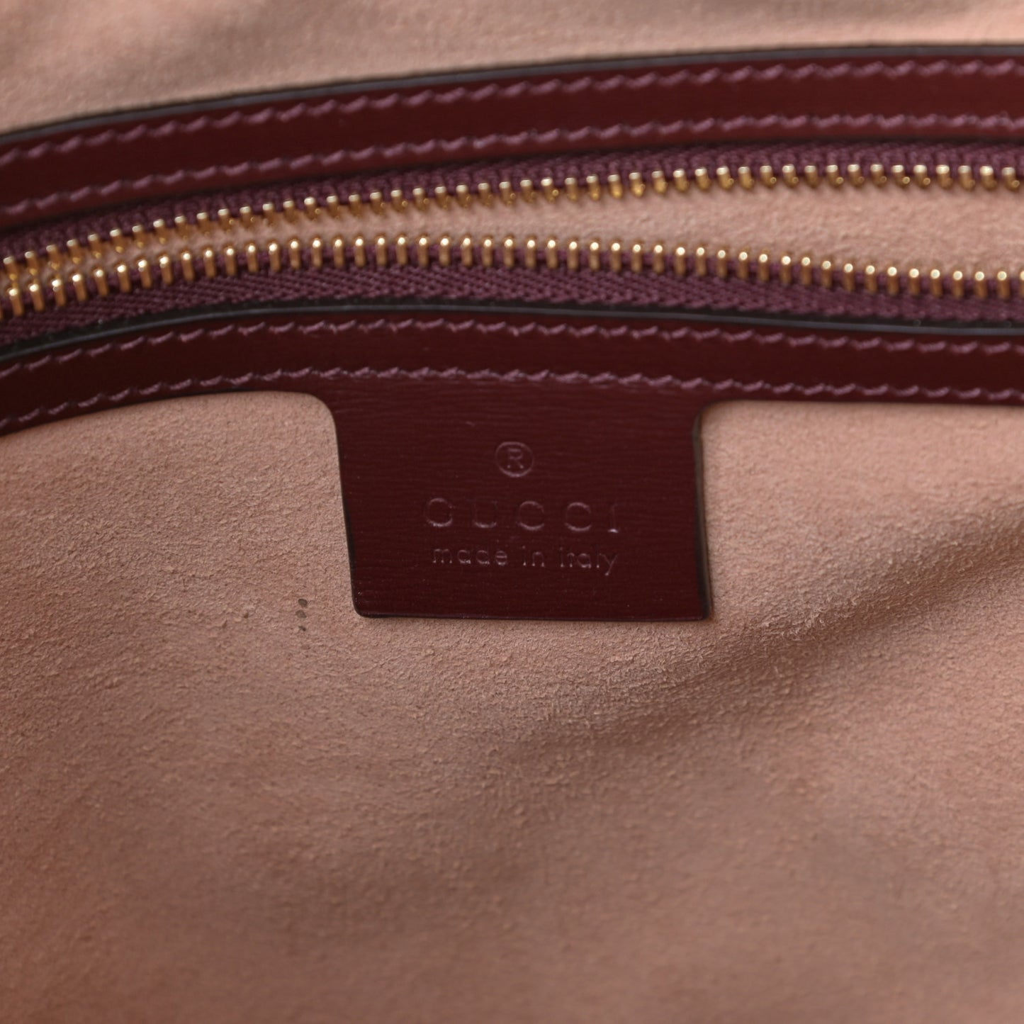 GG Monogram Calfskin Medium Arli Shoulder Bag Sahara Rubino Chardonnay