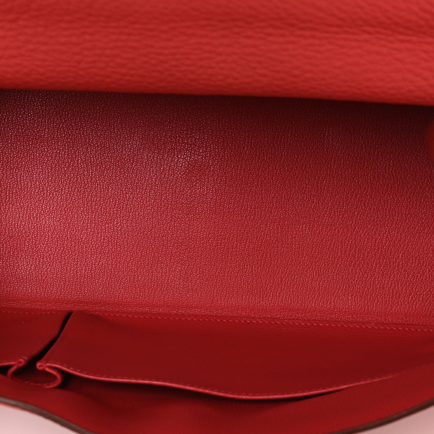 Hermes Taurillon Clemence Shoulder Kelly 42 Bougainvillea 5 of 10