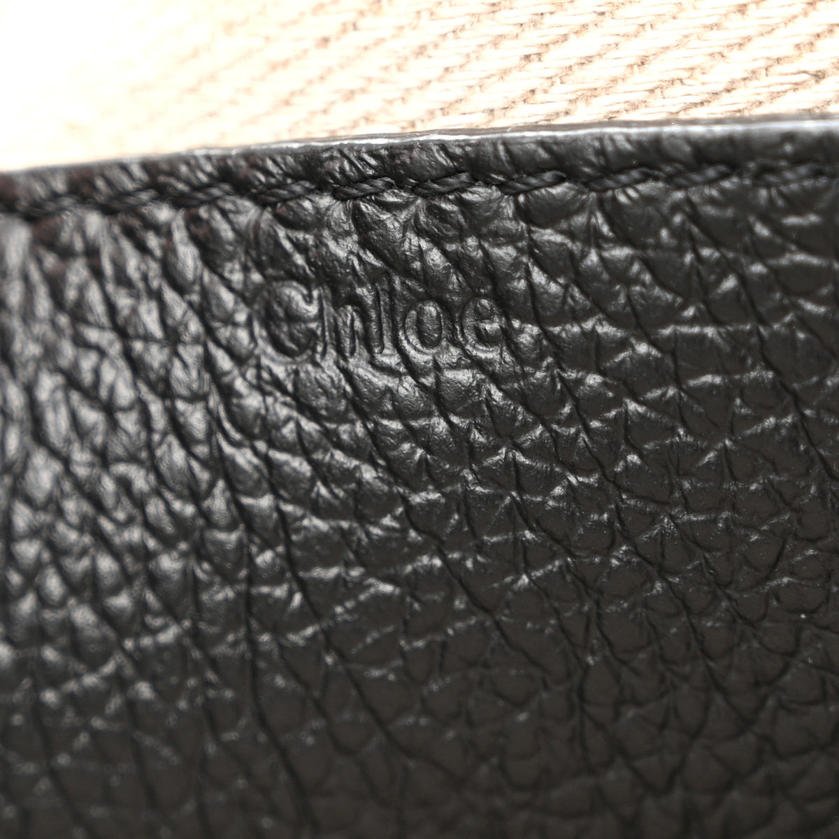 Chloe Grained Calfskin Medium Marcie Saddle Bag Black 6 of 14