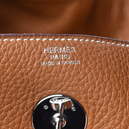 Hermes Taurillon Clemence Lindy 30 Gold 6 of 14