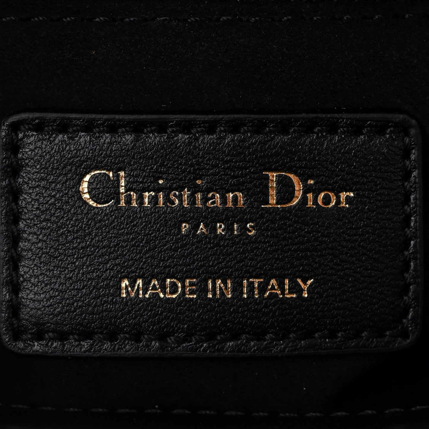 Lambskin Cannage Mini Lady Dior Black