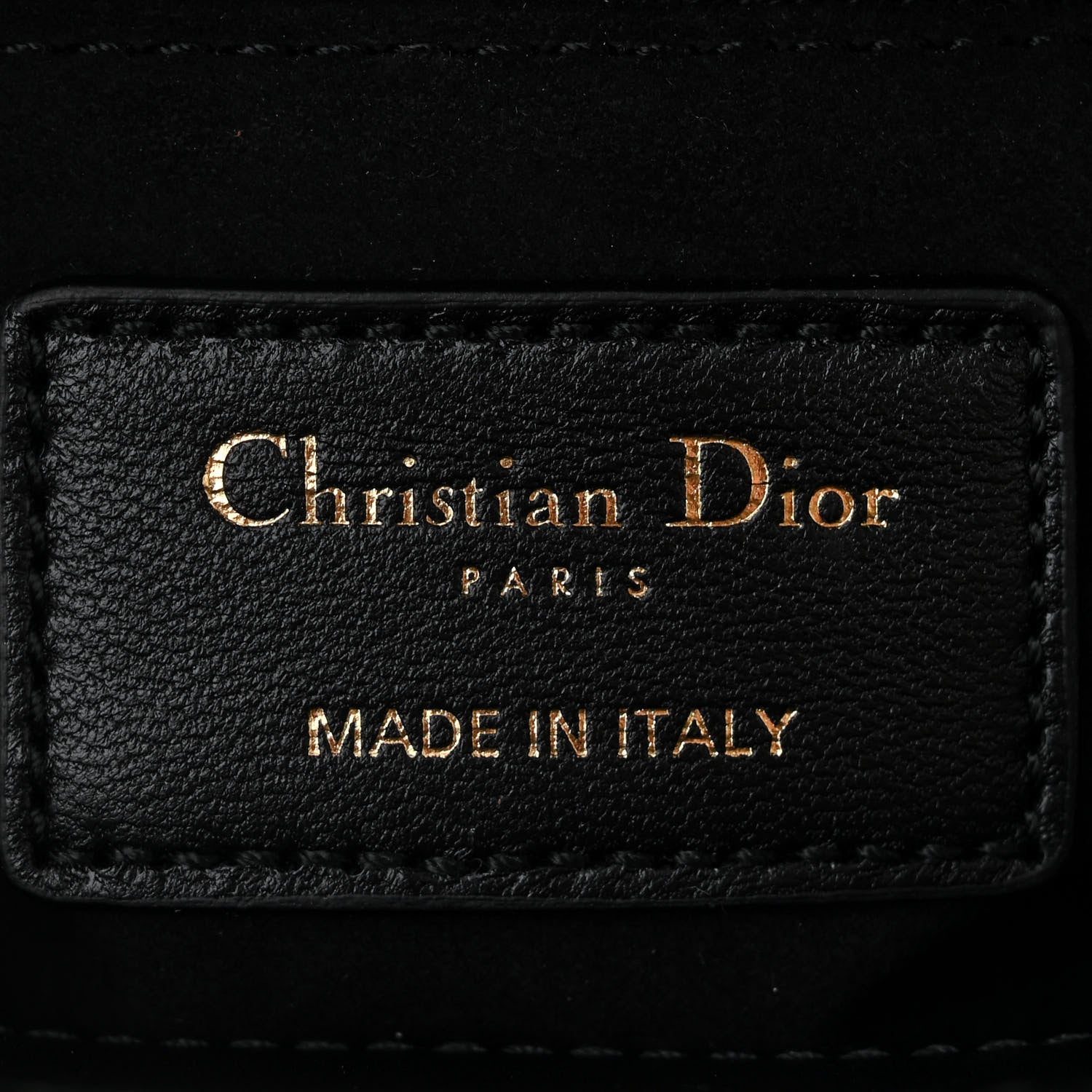 Christian Dior Lambskin Cannage Mini Lady Dior Black 6 of 11