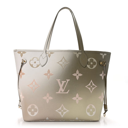 Louis Vuitton Monogram Giant Spring In The City Neverfull MM Sunset Kaki 1 of 8