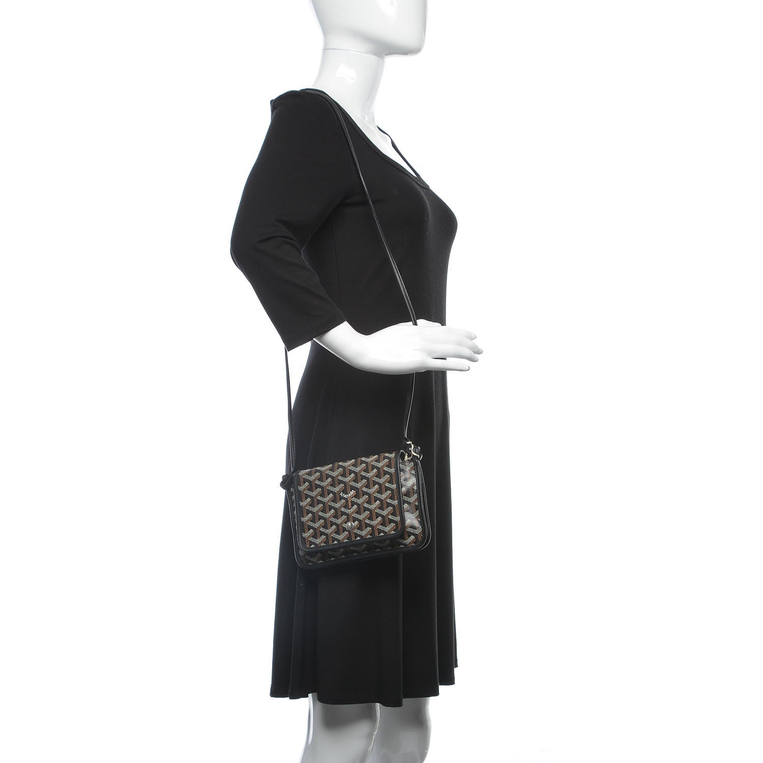Goyard Goyardine Plumet Wallet Clutch Black 2 of 6