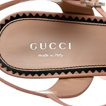 Gucci Malaga Kid Interlocking G Studs 155mm Platform Sandals 37.5 Perfect Pink 6 of 8