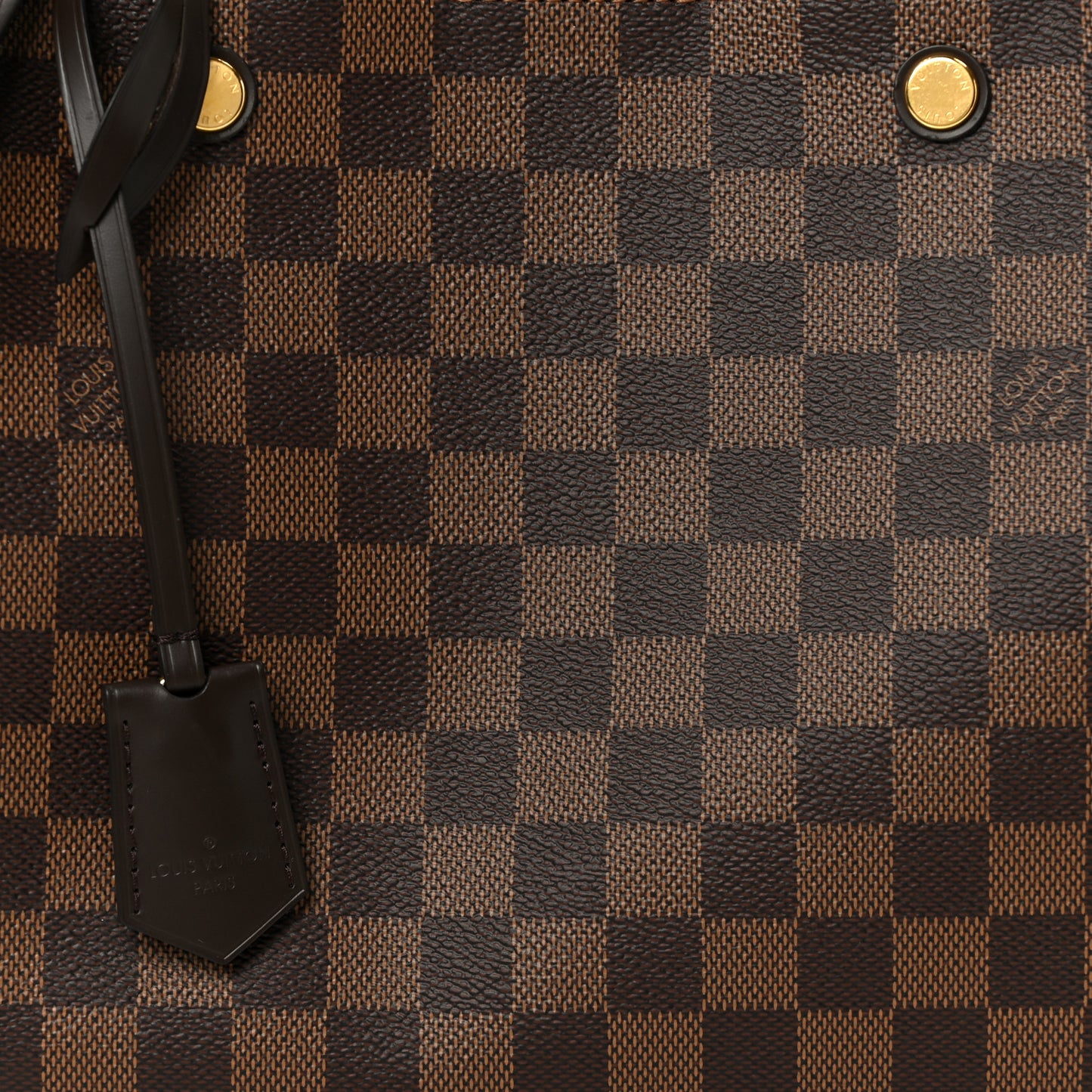 Damier Ebene Cuir Taurillon Brittany Bordeaux