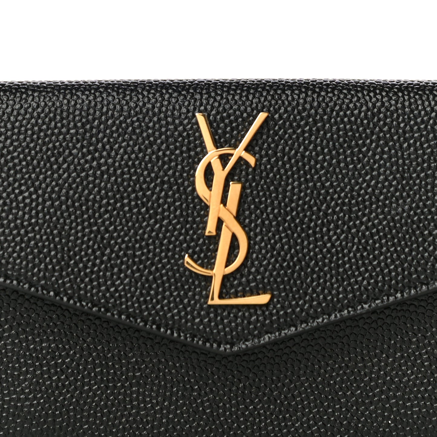 Grain De Poudre Uptown Monogram Card Case Black