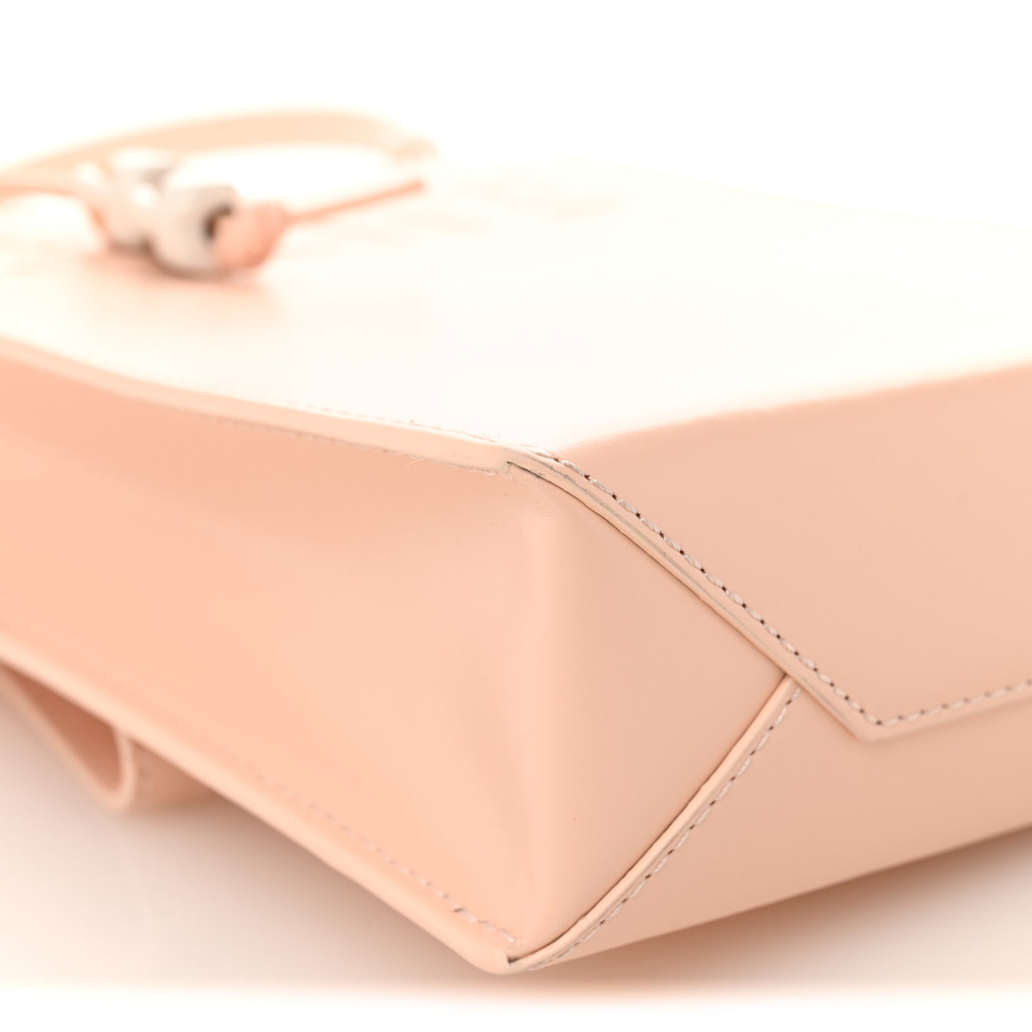 Smooth Calfskin Logo Small A5 Tote Pink