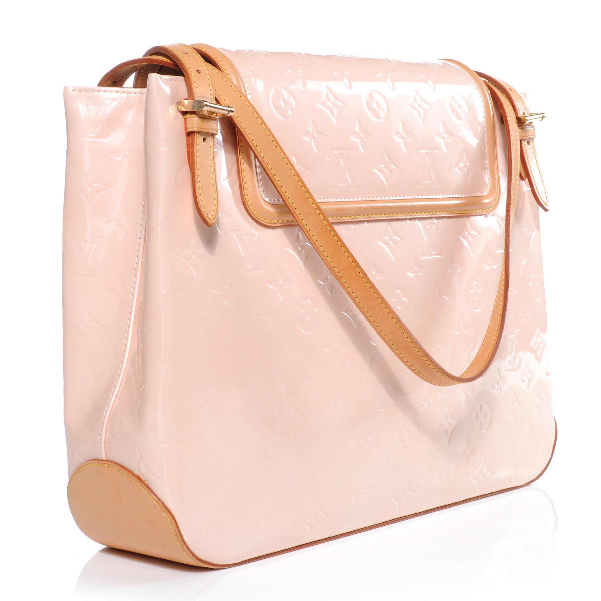 Louis Vuitton Vernis Petronia Street Marshmallow 3 of 7