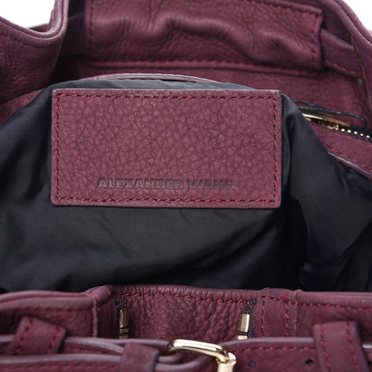 Alexander Wang Nubuck Marti Backpack Bag Burgundy 7 of 12