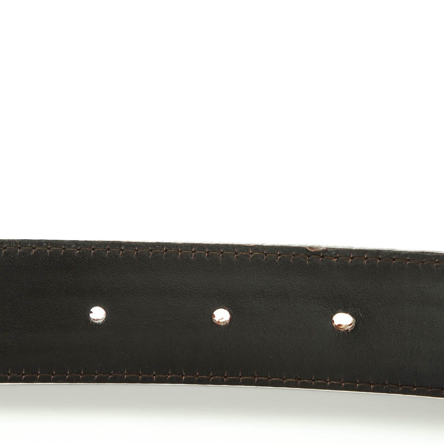 Monogram Interlocking G Belt 90 36 Dark Brown