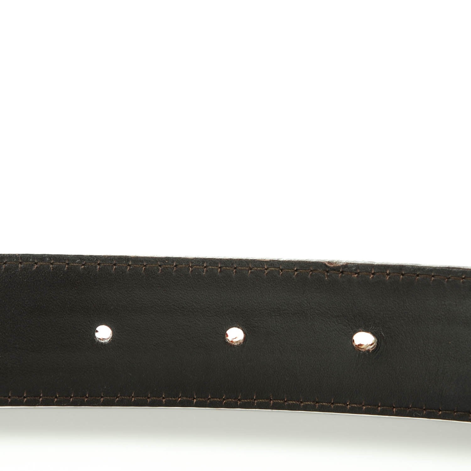 Gucci Monogram Interlocking G Belt 90 36 Dark Brown 4 of 5
