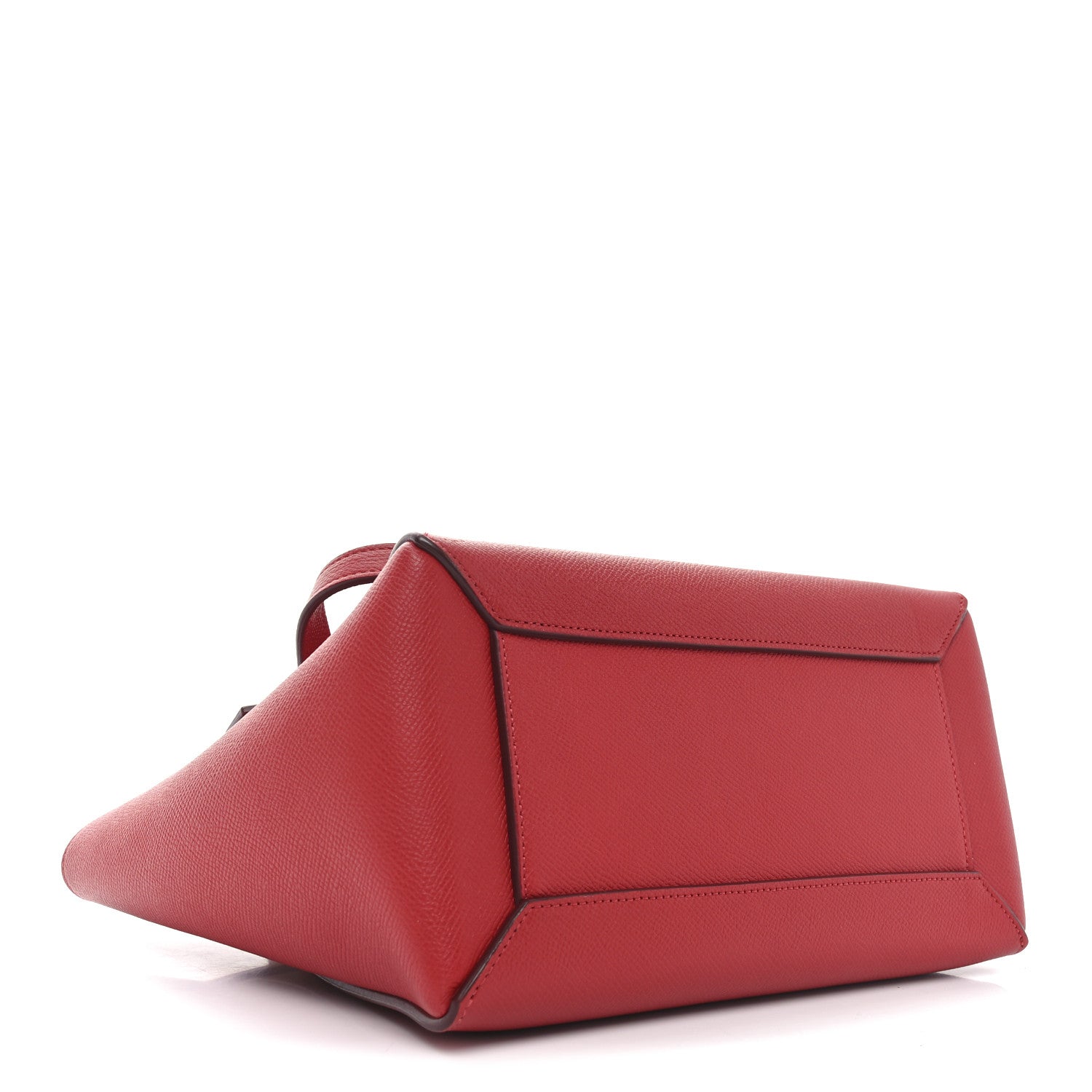 Celine Grained Calfskin Micro Belt Bag Coquelicot 4 of 10