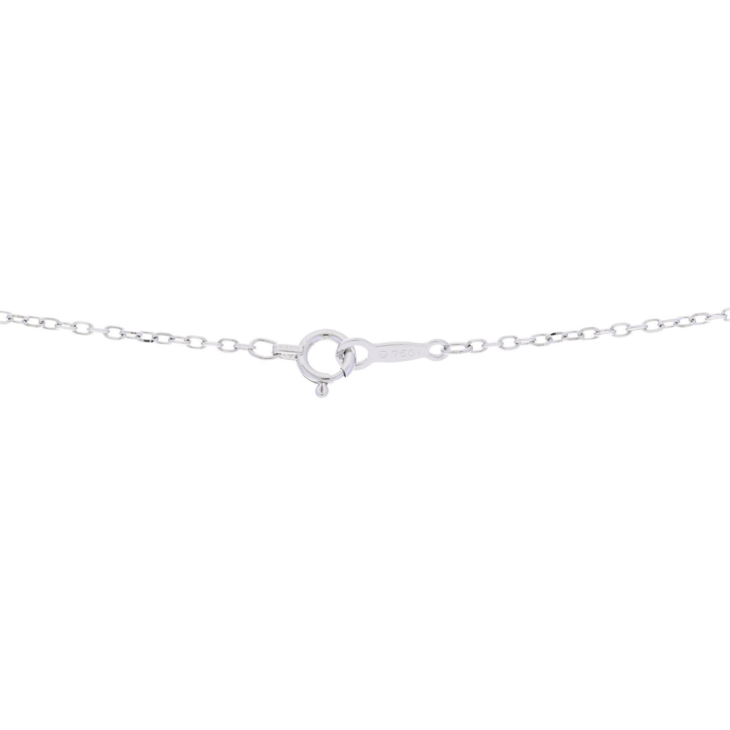 18K White Gold Blue Sapphire Akoya Cultured Pearl 8-8.5mm Pendant Necklace