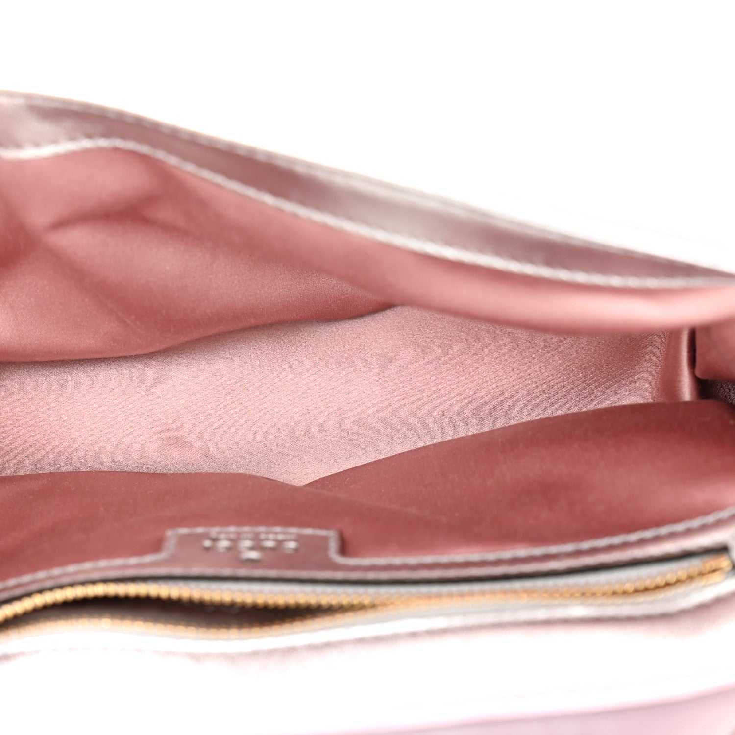 Gucci Iridescent Nappa Chevron Matelasse Small GG Marmont Shoulder Bag Iridescent Escape Pink 5 of 11