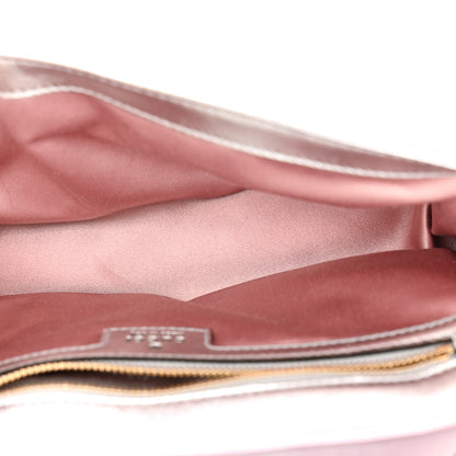 Gucci Iridescent Nappa Chevron Matelasse Small GG Marmont Shoulder Bag Iridescent Escape Pink 5 of 11
