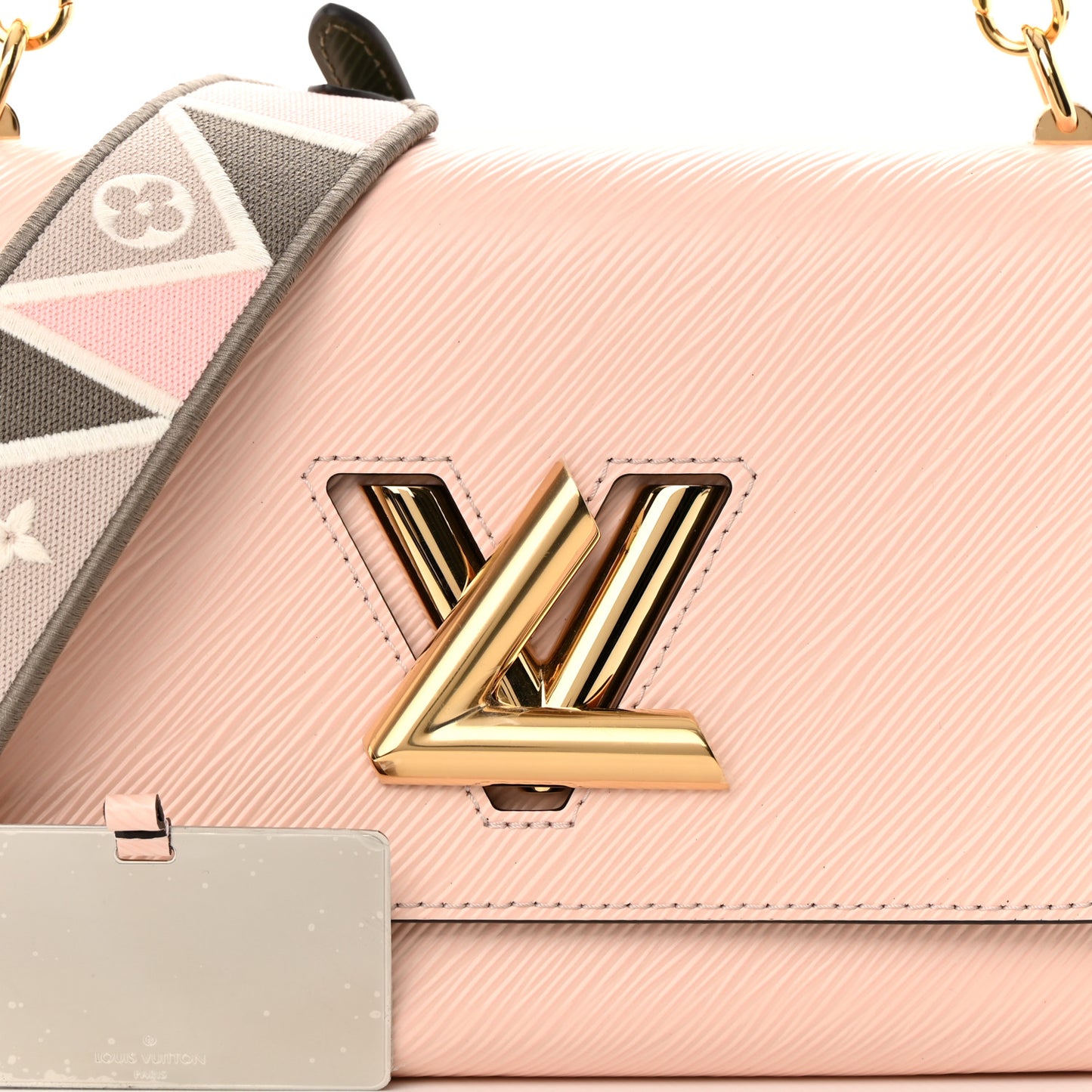 Epi Twist Shoulder Bag MM Rose Jasmine