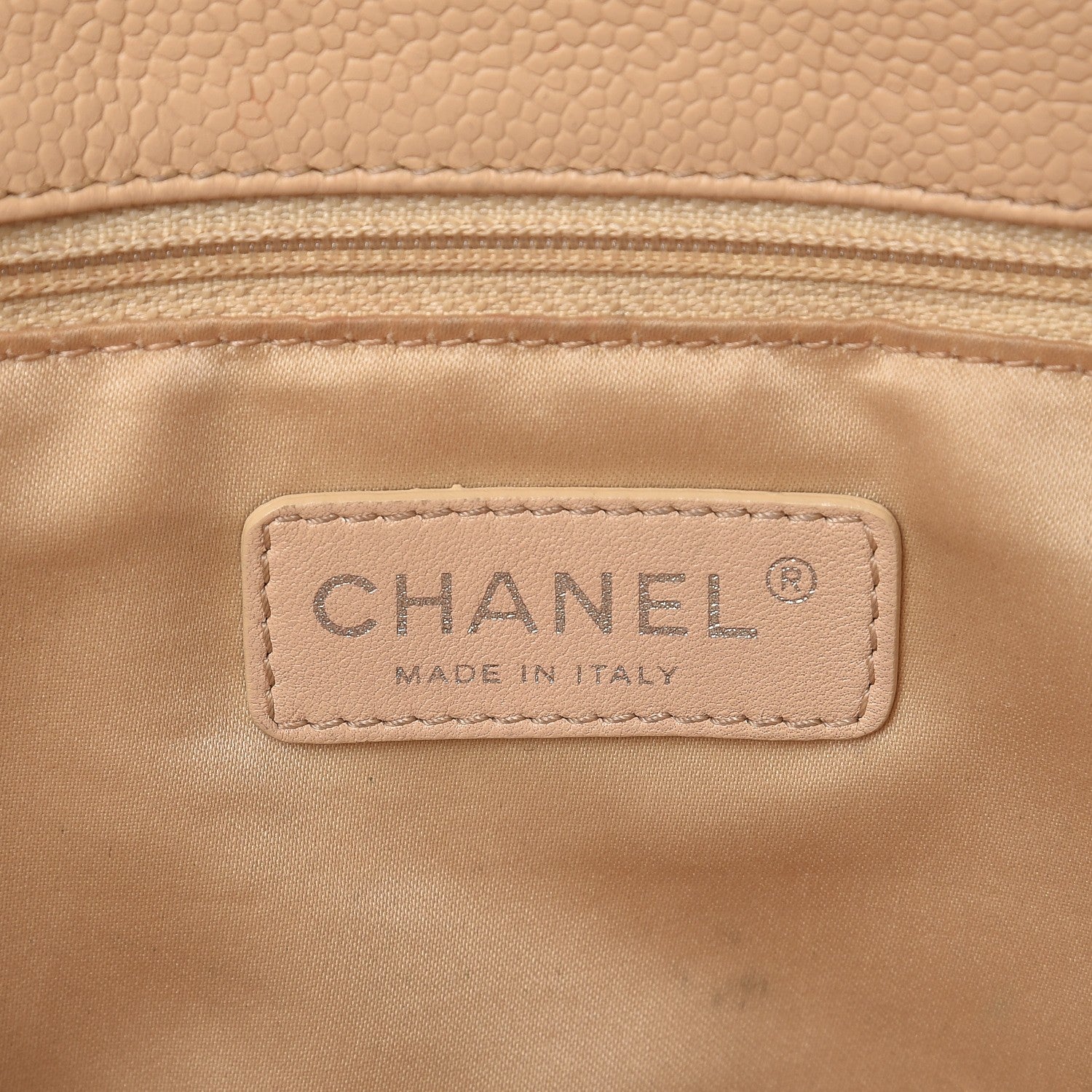 Chanel Caviar Quilted Grand Shopping Tote GST Beige 6 of 15