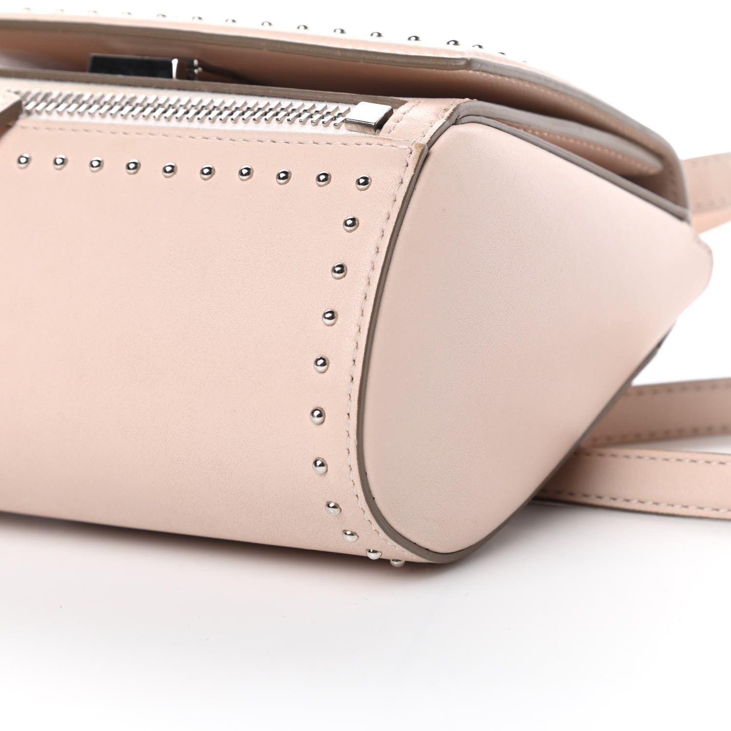 Givenchy Calfskin Studded Mini Pandora Box Crossbody Bag Nude Pink 10 of 14
