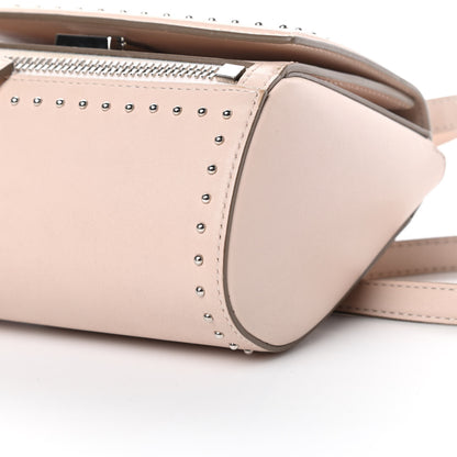 Givenchy Calfskin Studded Mini Pandora Box Crossbody Bag Nude Pink 10 of 14