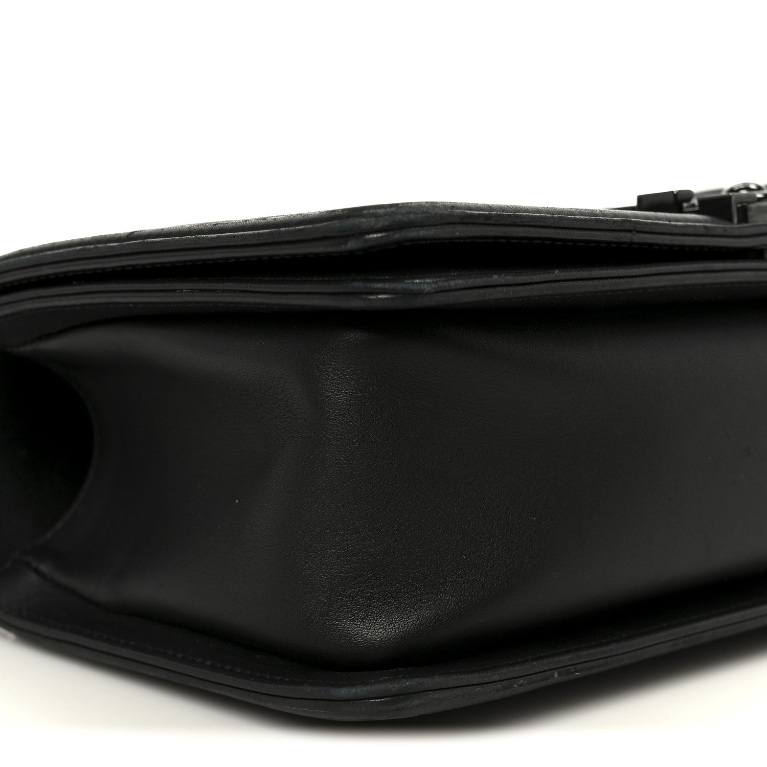 Chanel Calfskin Quilted Medium Boy Flap So Black 9 of 11