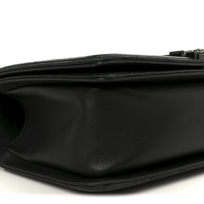 Chanel Calfskin Quilted Medium Boy Flap So Black 9 of 11