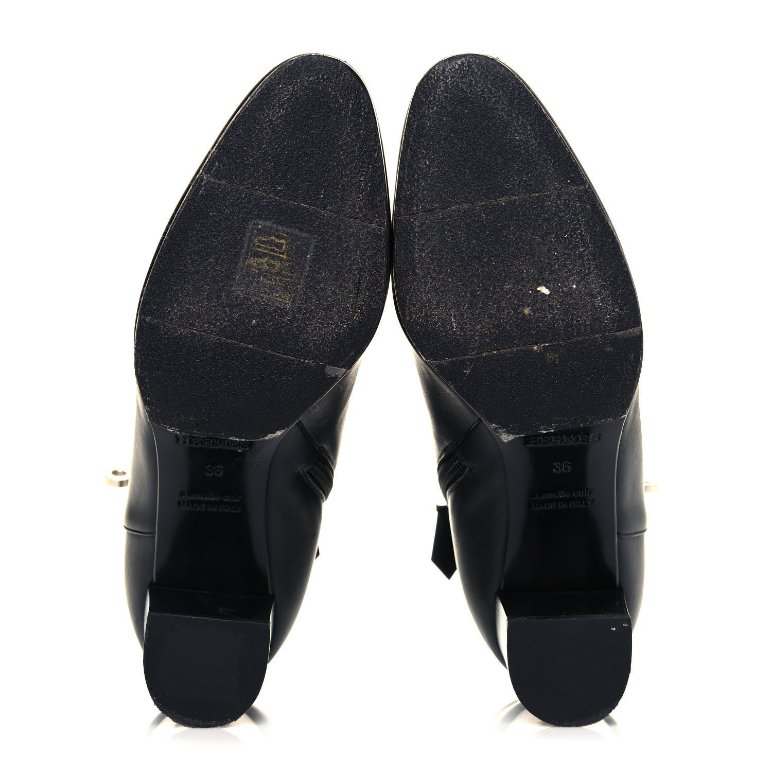 Hermes Calfskin Saint Germain Ankle Boots 36 Black 5 of 11