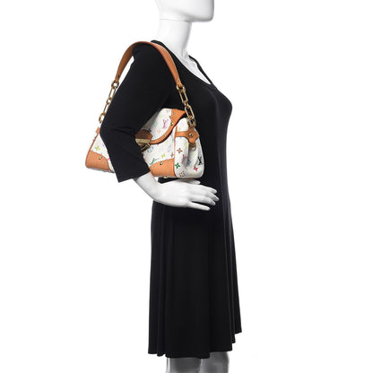 Louis Vuitton Monogram Multicolor Beverly MM White 2 of 8
