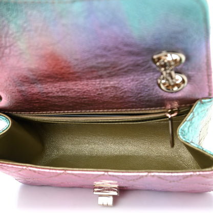 Chanel Metallic Goatskin Quilted Mini 2.55 Reissue Flap Multicolor 4 of 4
